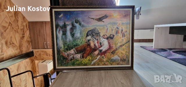 Маслена картина, снимка 2 - Картини - 52534579