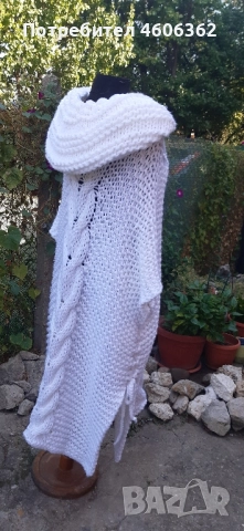 ръчно изплетено пончо , снимка 9 - Други - 51855352