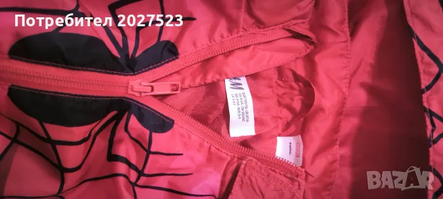 Яке Ветровка Spiderman HM110 / 116, снимка 3 - Детски якета и елеци - 56488712