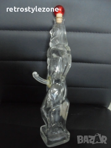 № 8553 Стъклена бутилка с еротичен дизайн , снимка 2 - Други ценни предмети - 54033327