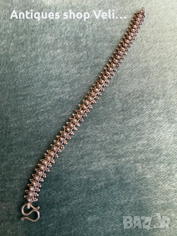 Сребърна гривна №8017 , снимка 2 - Други ценни предмети - 53957718