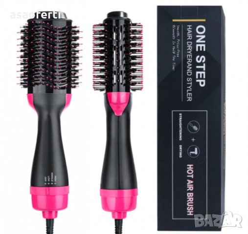 Ел.четка за коса One step 2в1, снимка 2 - Маши за коса - 30482769