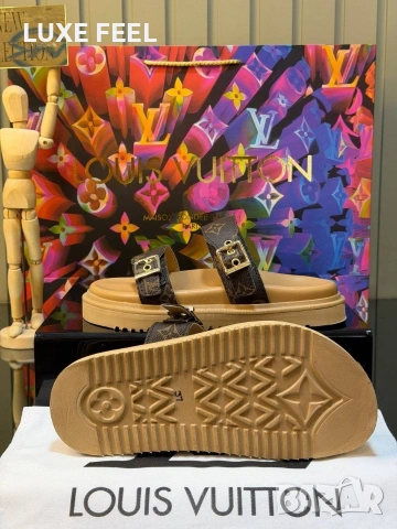 Louis Vuitton ⚜️Дамски Чехли 36-41 , снимка 8 - Чехли - 54335917