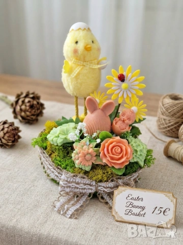 🌸 Великденска декорация – ръчна изработка 🌸, снимка 3 - Декорация за дома - 54131817
