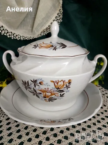 Комплект красота - Рижка фабрика СССР, снимка 6 - Чинии - 55994584
