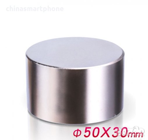 50x30mm МАГНИТ-154кг. неодимов N52, Neodymium magnet NdFeB magnit, снимка 3 - Други стоки за дома - 30044486