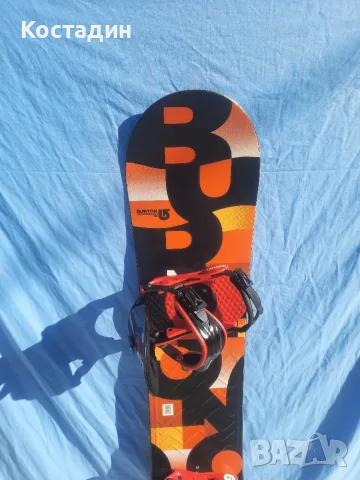 Сноуборд   152см.BURTON PROGRESSION,  с автомати.  , снимка 2 - Зимни спортове - 56483990