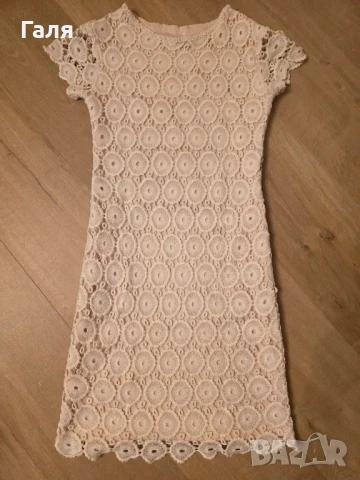 Рокля от дантела с подплата, снимка 3 - Рокли - 50942402