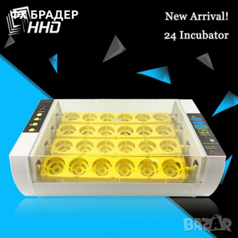 ПРОМОЦИЯ! Автоматичен инкубатор за 24 броя яйца