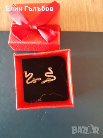 Обеци, сребърни дамски чисто нови в кутийка, снимка 10 - Обеци - 50951311