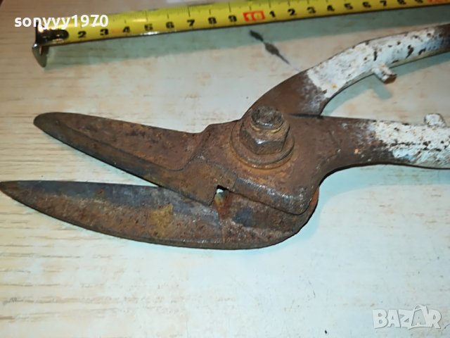 НОЖИЦА ЗА ЛАМАРИНА ОТ ФРАНЦИЯ 2005221233, снимка 6 - Антикварни и старинни предмети - 36821330