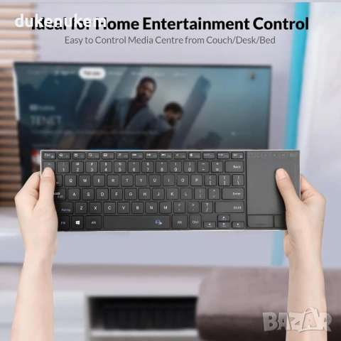 Безжична клавиатура с голям тъчпад – Bluetooth 5.1 + 2.4G,, снимка 6 - Клавиатури и мишки - 53382147