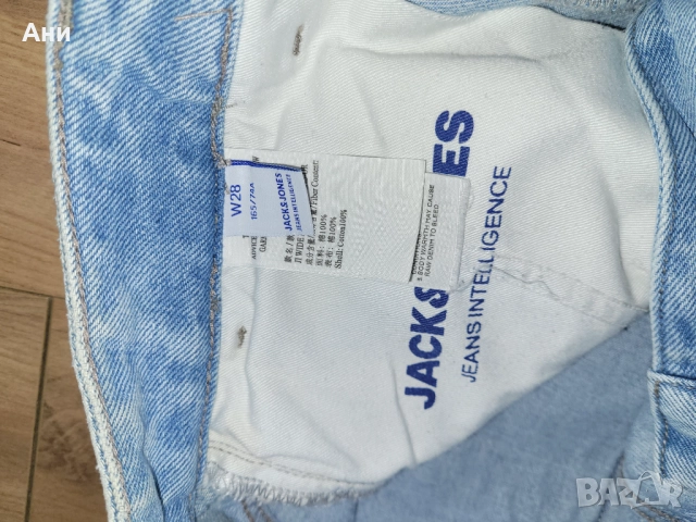 Дамски широки дънки Jack&Jones, снимка 4 - Дънки - 51800094