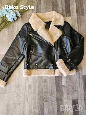 Дамско яке с каракул , снимка 2 - Якета - 52260223