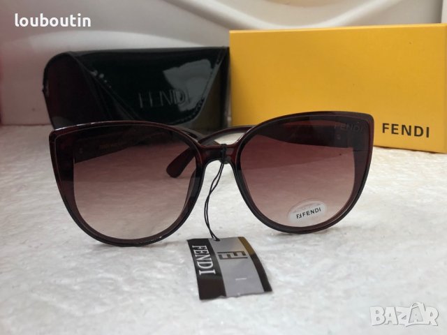 Fendi 2022 дамски слънчеви очила тип котка с лого, снимка 4 - Слънчеви и диоптрични очила - 37110238