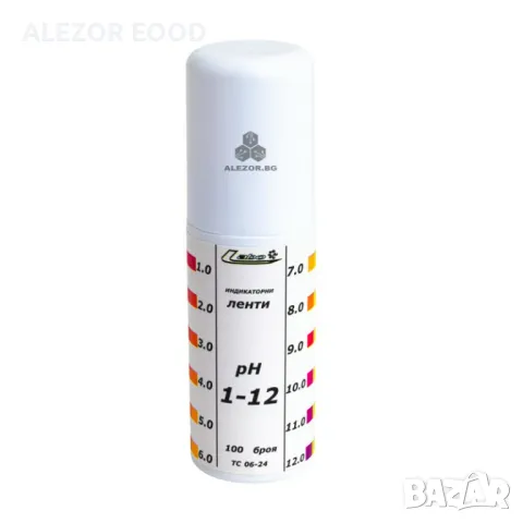 pH тест ленти 100 броя за определяне на pH в диапазон 1-12 с трицветен индикатор, 4319, снимка 3 - Други стоки за дома - 49480003