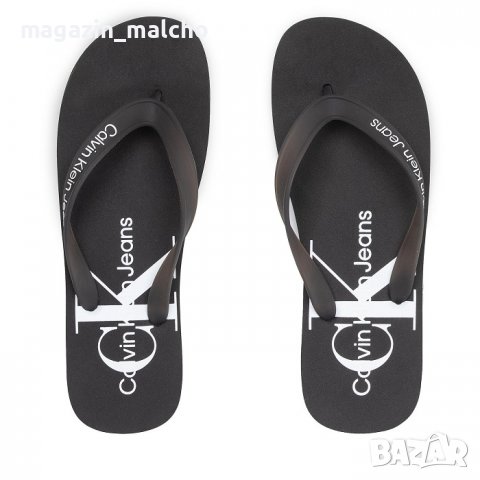 ДЖАПАНКИ - CALVIN KLEIN Monogram Beach Sandal; размери: 41, снимка 3 - Джапанки - 37125045