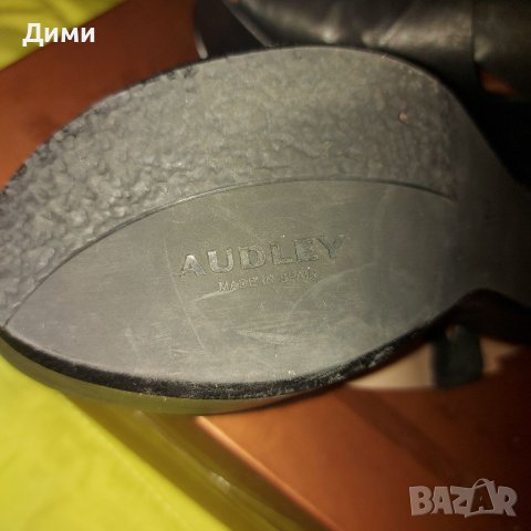 Черни сандали от естествена кожа на Audley LONDON, снимка 9 - Сандали - 40737696