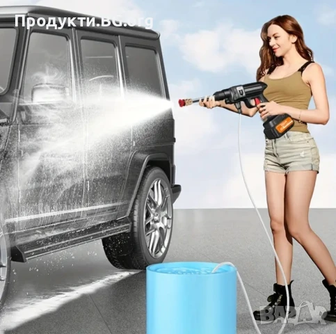 Топ промоция. Професионална. Безжична водоструйка 1500W, безчетков мотор, 2 батерии, 30bar, снимка 8 - Аксесоари и консумативи - 51220758