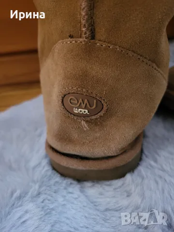 Зимни високи ботуши EMU Australia от естествен велур 41р, снимка 2 - Дамски ботуши - 48489807