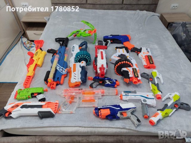 Детски пушки със стрели и топчета, аирсофт , снимка 1 - Електрически играчки - 38686385