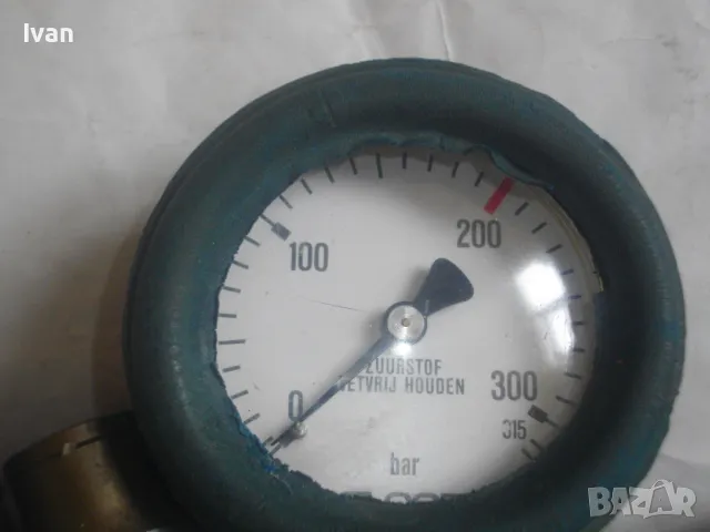 GLOOR Оригинален за оксижен РЕДУЦИР ВЕНТИЛ ЗА КИСЛОРОД Швейцария/Германия с 2 манометъра 315 bar, снимка 12 - Други инструменти - 47545776