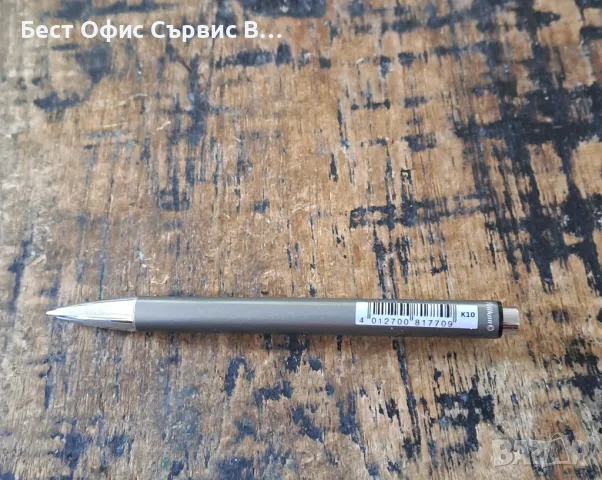 химикалка Пеликан сиво и платинен металик в метална кутия, Peliкan Snap platinum, снимка 5 - Ученически пособия, канцеларски материали - 49604988