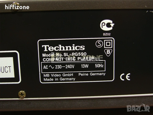 CD плеър   Technics sl-pg590 /1 , снимка 9 - Ресийвъри, усилватели, смесителни пултове - 54215292