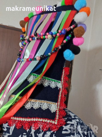 Кукерска маска, гугла, уникат,арт, декорация , снимка 4 - Декорация за дома - 41588665