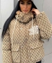 GUCCI & The North Face дамско зимно яке висок клас реплика, снимка 1