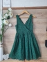 Зелена разкроена рокля Zara , снимка 7