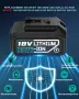 КОМПЛЕКТ 2бр. БАТЕРИИ 18V 5.0Ah за BOSCH с ЗАРЯДНО УСТРОЙВТВО, снимка 2