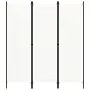 vidaXL Параван за стая, 3 панела, бял, 150x180 см, снимка 1