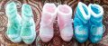 Продавам ръчно плетени бебешки терлици, снимка 1 - Бебешки чорапи - 34867741