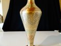 Бронзова ваза,клетъчен емайл 34 см. , снимка 4