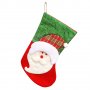 1836 Коледен чорап за подаръци с Дядо Коледа и пайети