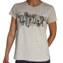 Памучна тениска в сив цвят (003), снимка 1 - Тениски - 44763100