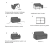Калъф за ъглов диван, протектор за диван, покривало, снимка 11