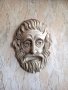 трагична гипсова скулптора гръцки стил  уникална !!!, снимка 1 - Антикварни и старинни предмети - 37875536
