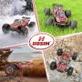 Hosim RC Кола 1/10 Безчеткова SUPER X07 Високоскоростна 68КМ/ч 4WD Офроуд Монстър Камион, снимка 3