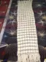 Шал плетен на една кука нов 186 см с ресните -те са по 17см, снимка 7