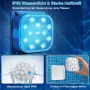 Подводни LED лампи за басейн 2 броя с дистанционно RGB потопяеми IP68 - Бял, снимка 3