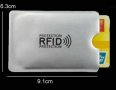 100бр. RFID Калъфи за защита от кражба на данни от безконтактни кредитни и дебитни карти