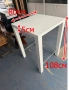 240388 НОВА бар висока маса 80/80 см -цена 75 евро или 146.69лв хбб - бял гланц , крака и плот по 50, снимка 1
