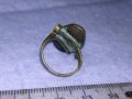 СТАРИНЕН ПОСРЕБРЕН Арт НУВО ПРЪСТЕН от ПАТИНИРАН с ОКСИДАЦИЯ МЕЛХИОР - МАЙСТОРСКА РЪЧНА РАБОТА 40608, снимка 7