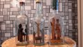 Три броя стъклени шишета със интересни фигури  30лв за брой , снимка 4