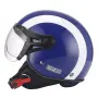 Мото каска Sparco ECE R22.05 размер S синьо и бяло, снимка 2