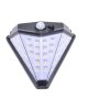 LED лампа Automat , Външна лампа със соларен панел, 38 LED диода, влагозащитена , 16 х 16 х 7.5 