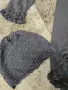 Сива жилетка и шапка на марката Pom Pom, снимка 3