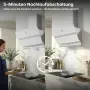 Смарт абсорбатор CIARRA CBCW6736N, 60см, Wi-Fi, 692 m³/h, A+++, Бял, функция за рециркулация , снимка 5